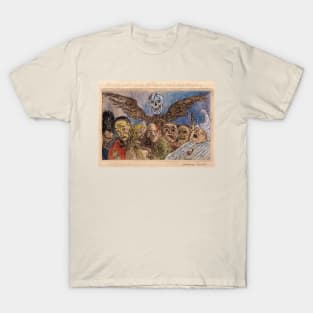 De hoofdzonden beheerst door de dood, James Ensor T-Shirt